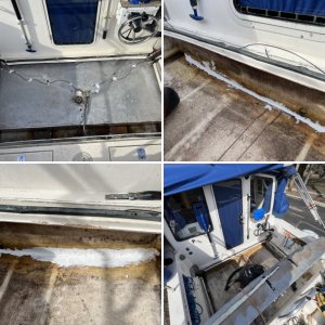 Cockpit area with steps removed