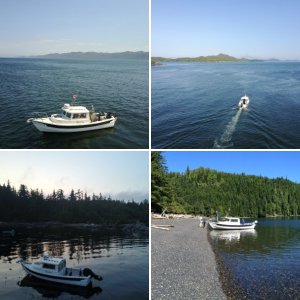 Our anchorage on Balaklava Island