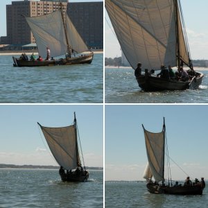 Replica of Capt. John Smith's Shallop used to explore the Chesapeake Bay in 1608.