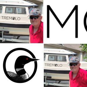 Tremolo is one of the calls of the common loon - my favorite bird. Tremolo is also the name I've chosen for my C-Dory. (I made the custom design.)