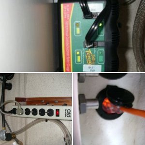 Step one, power thru the bulkhead.No it's not on fire,just the Glow light telling you it's  ALIVE !