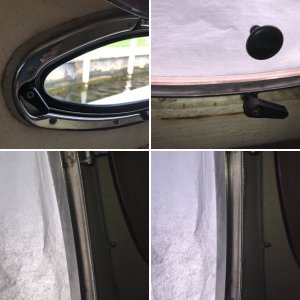 Rod protrusions that cracked on bottom