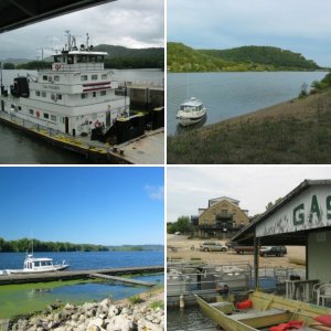 Minnie Swann and Not For Hire on St. Croix River