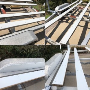 Plywood with carpet fender well