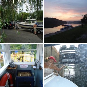 We launched in Buffalo and stored our truck and trailer
