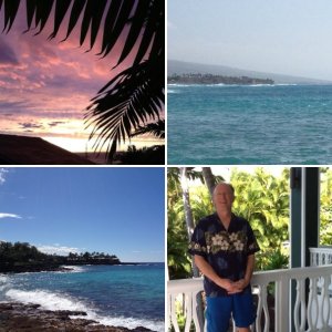 Carolyn in Kona on R & R
