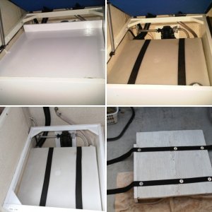 Tank Base with lip hold in place