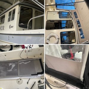 CD25 Salvage Sale - EXTERIOR: Bimini and FULL ENCLOSURE