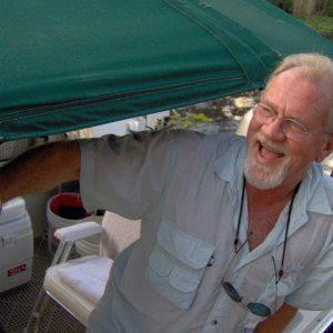 Tad on the Comfy Dory