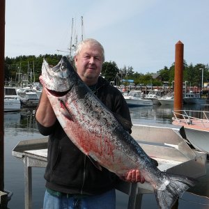 Another shot of Mike with his big Chinook
