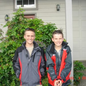 July 4: Bryce & Ty, grandsons of Bill & El (HALCYON).