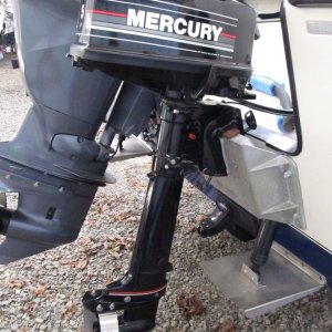 Mercury 5hp, 2-stroke, long shaft kicker