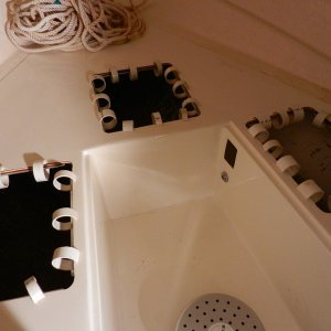 PVC makes GREAT (cheap) clamps