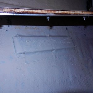 While in there, glassed and painted some mounting cleats