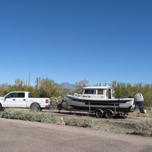 Lost Dutchman state park near Apache Junction