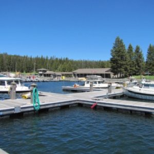 My Lee, In Cahoots, Far West II at Bridge Bay Marina, Yellowstone Lake
