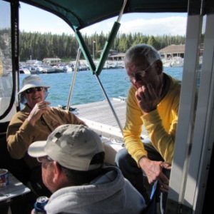 Media 'Happy Hour on My Lee. John Dracon, CW, Roger' in album 'My Lee, In Cahoots, Far West II at Bridge Bay Marina, Yellowstone Lake'