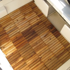 Teak Tile Decking