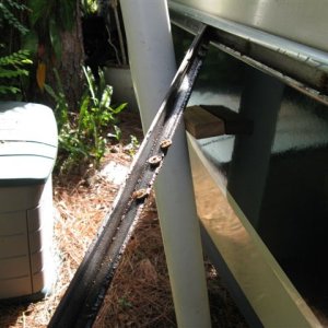 005 5
When the rubber insert was pulled, it had rivet washer caps laying in it