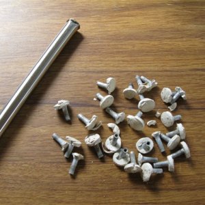 017 17
Here's the tool I fabricated and some of the plugs I removed