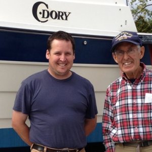 Media 'Previouse owner Dick and myself' in album 'Lake Champlain ferry'