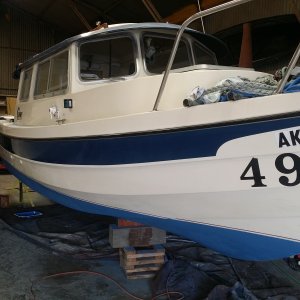 1988 CD22 Cruiser Fresh bottom paint May 2016