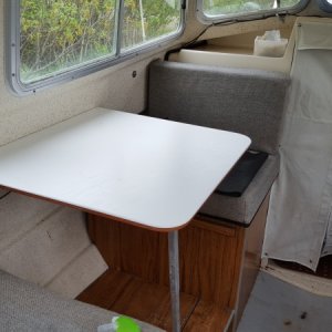 Media 'New Corian top.' in album '1988 CD22 Cruiser Fresh bottom paint May 2016'