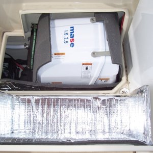 Added 1" of lead foam on hatch and around Generator