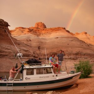 under the rainbow
