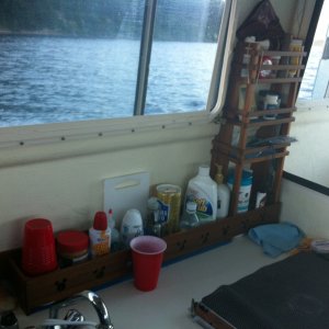 Teak Condiment Rack