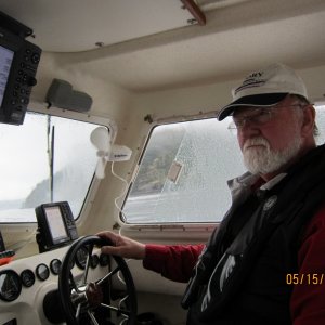 A little Fog and Rain on Way to C-Brat Gathering in Friday Harbor