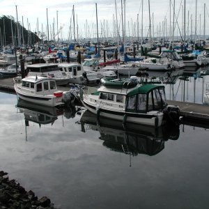 JENNY G & C-DANCER at the dock