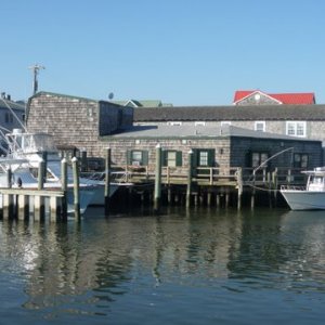 Photo taken from the schooner bar the American,part of the Lobster House's extended family of bars and restaurants