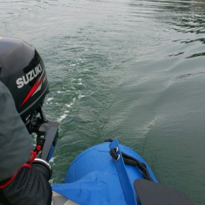 Media 'New motor testing at the north end of The Narrows' in album 'not sure if rightside up or upside down will work better yet'