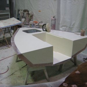 V-Berth being prepped for install