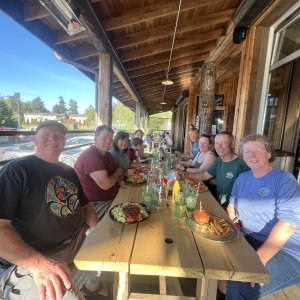 A few C-Brats at the Friday Harbor Brewery