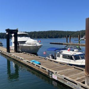 Bedwell Harbor Customs dock