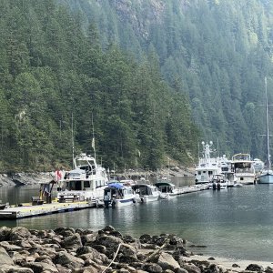 Dock at Chatterbox Falls