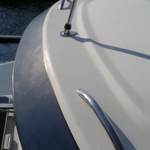 Media 'Closeup Roof Handrails Which Pierce Eyebrow But Not Actual Cabin Roof' in album '22 Inch Horizontal Bulkhead Enlargement & 24 Inch Copilot Handrail'