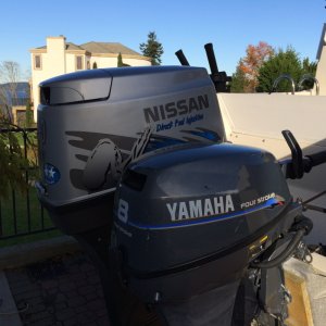 Media '2001 8 HP Yamaha' in album '2001 90HP Nissan TLDI with permatrim.  400 hours.'