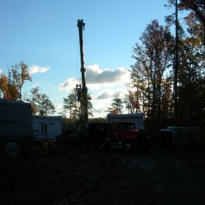 Taken at 839AM on 16 Nov, nothing in place yet