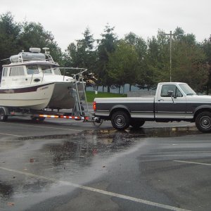 Dreamer with Old Pickup at John Wayne Launch parking lot.