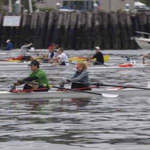 North American Open Water Rowing Association, at the starting line, June 18, 2011