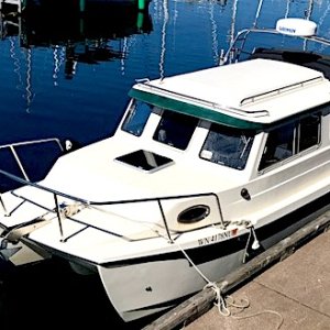 Media 'Windlass with 22lb Galvanized Delta Anchor.  50 foot of chain and 250 foot rode.' in album 'Tomcat Side Photo'