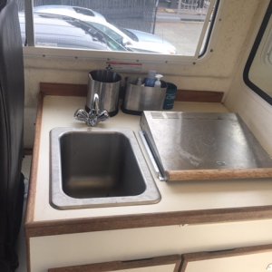 Wallas Diesel Stove / Heater and Stainless Sink