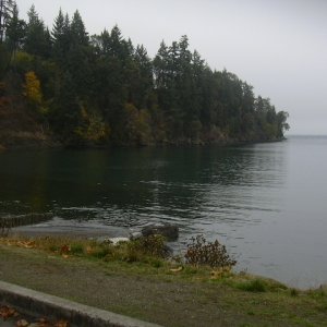 Fall at Freshwater Bay boat ramp