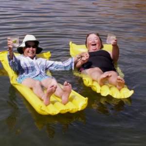 El and Patty Know How to Enjoy G&Ts at Face Canyon 9-17-08