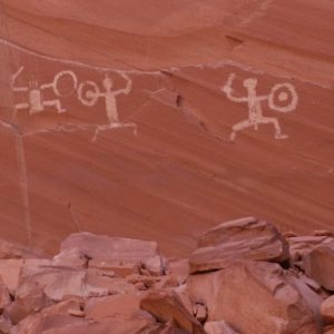 Anasazi Pictograph at Defiance House in Forgotten Canyon 9-23-08
