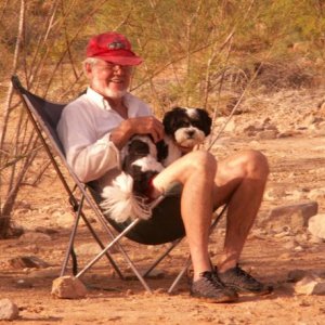 Baxter Then Adopted John at Rock Creek Canyon 9-19-08