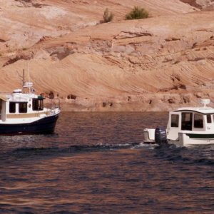 Blue Bayou and Rana Verde in Face Canyon 9-17-08